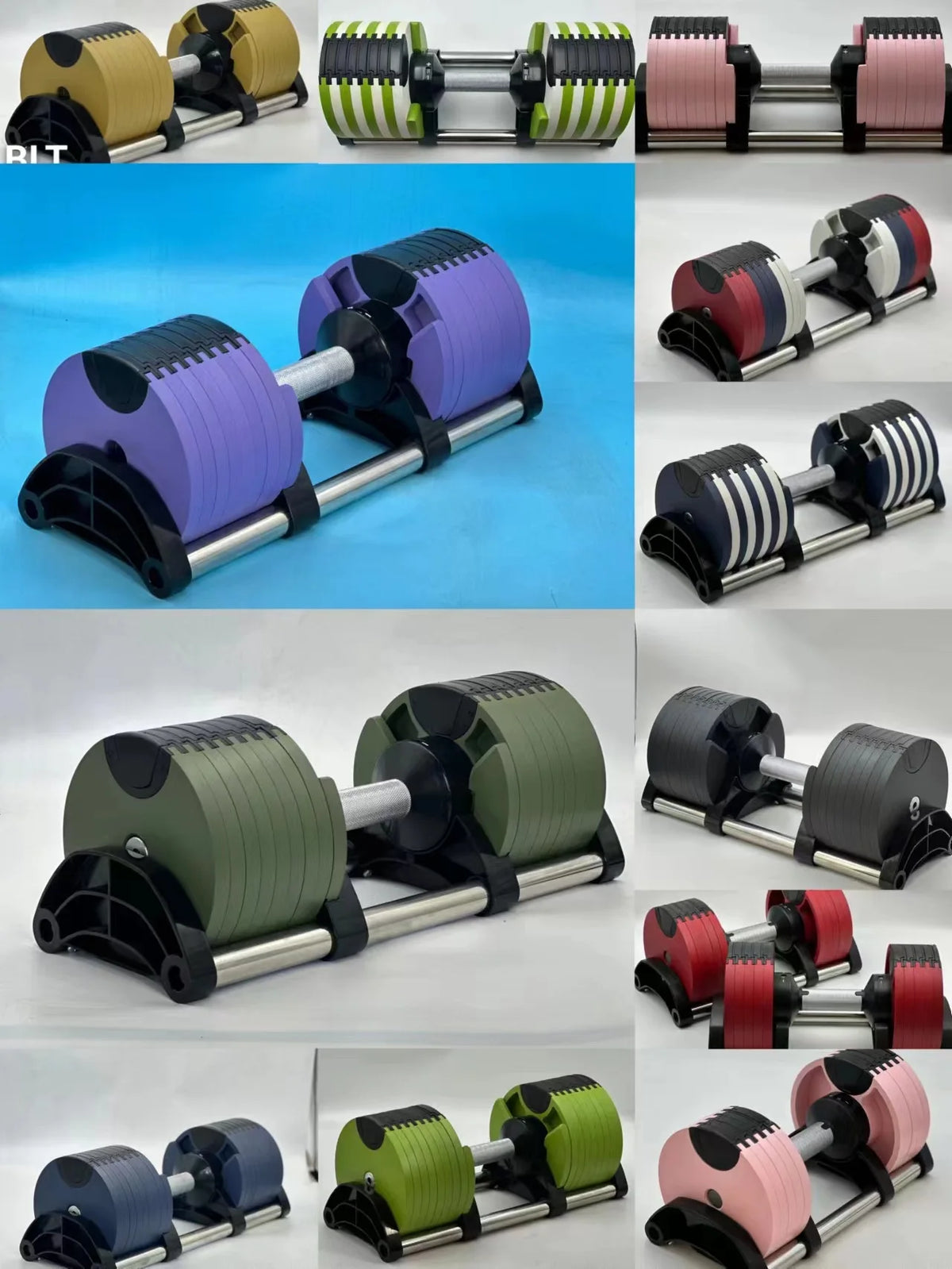 Montará DumbbellPro™ – Mancuernas Ajustables con Soporte