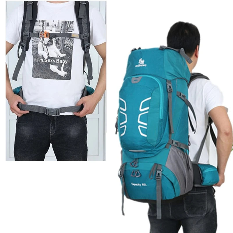 Montará BackHike™ – Mochila Trekking 60L Resistente al Agua