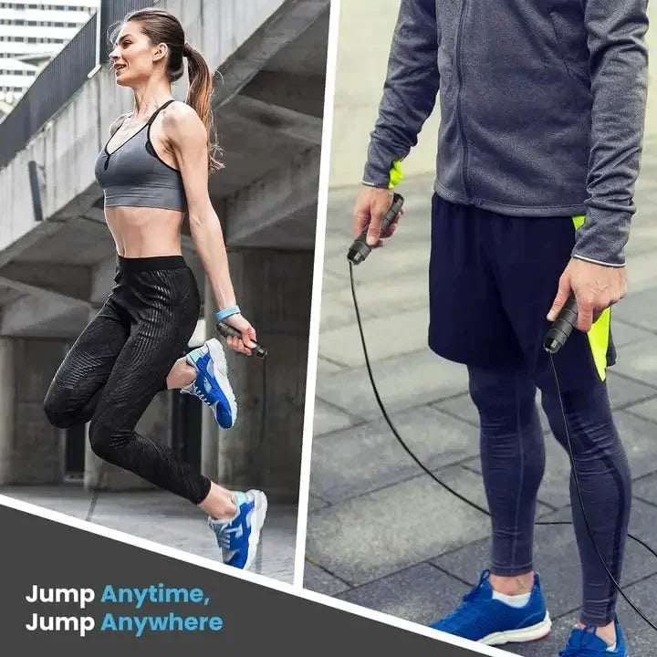 Montará RopeFit™ – Cuerda de Saltar Ajustable con Mangos Foam