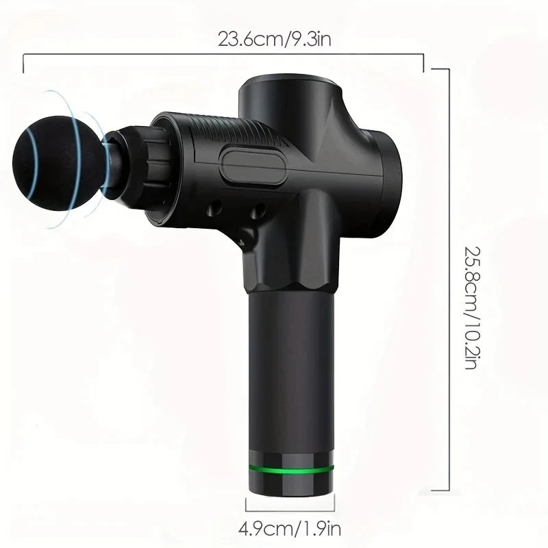 Montará GunPro™ – Pistola de Masaje Muscular 30 Niveles
