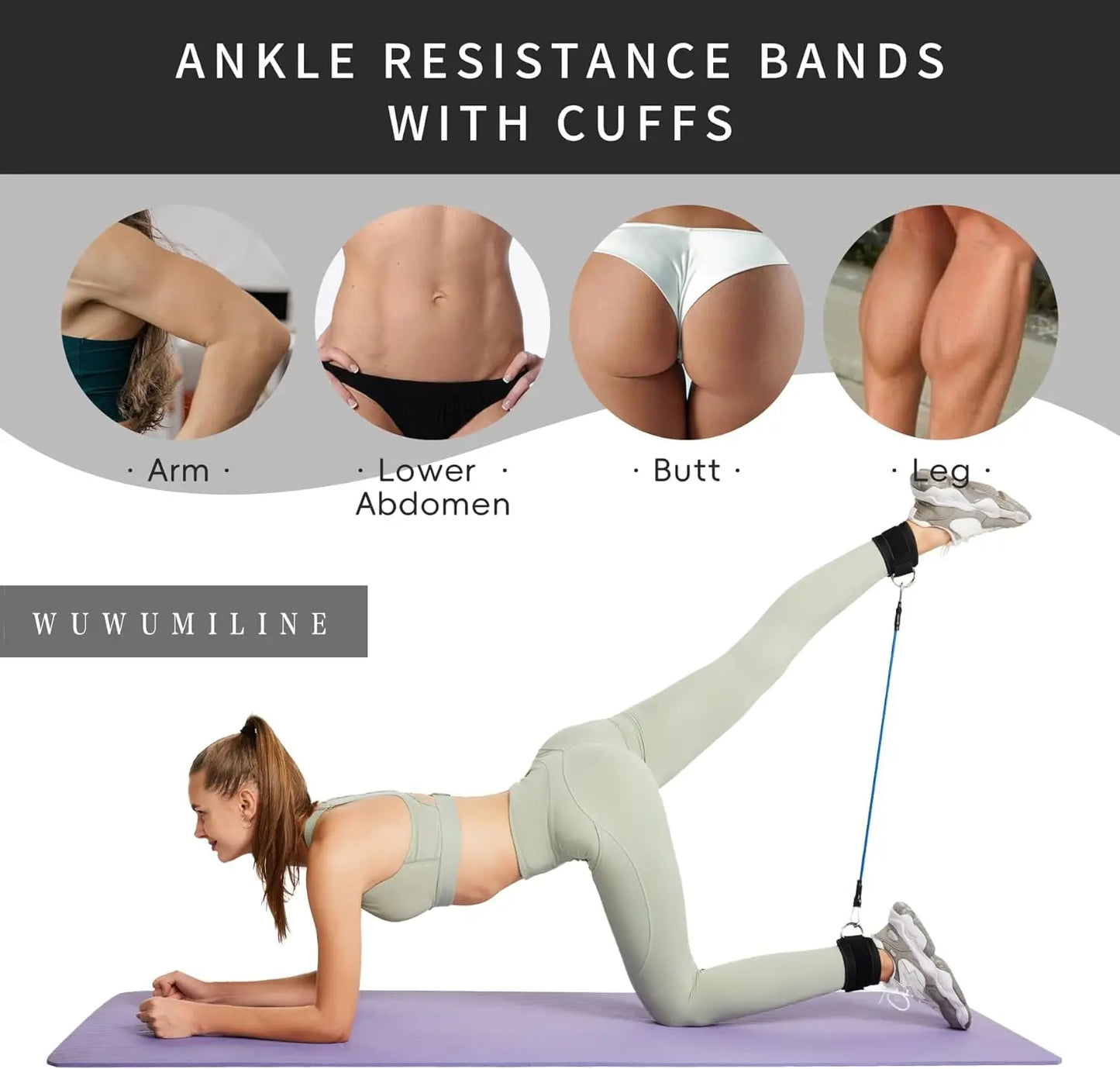 Montará AnkleStraps™ – Straps de Tobillo TPE para Glúteos