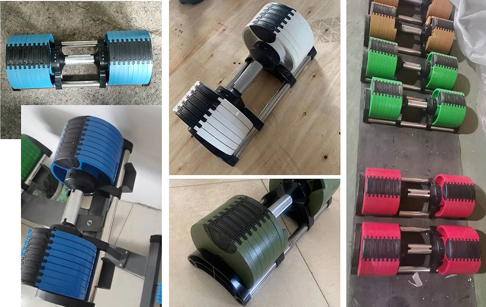 Montará DumbbellPro™ – Mancuernas Ajustables con Soporte