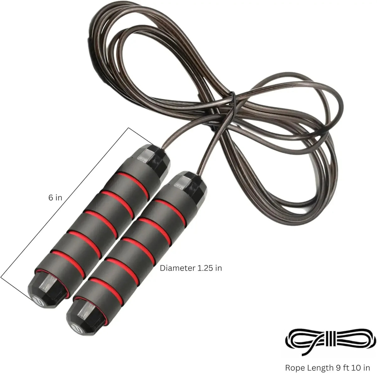 Montará RopeFit™ – Cuerda de Saltar Ajustable con Mangos Foam