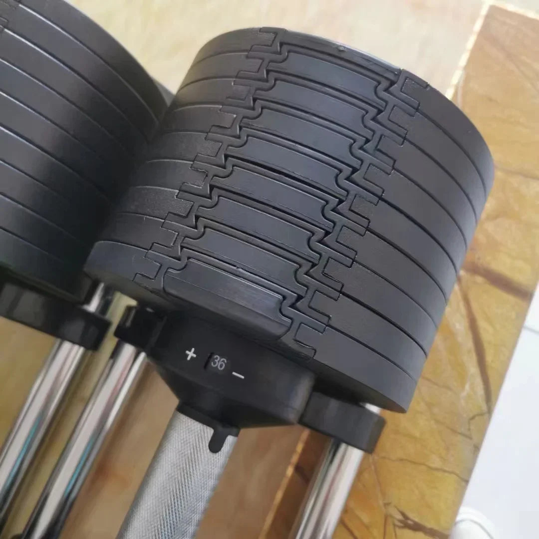 Montará DumbbellPro™ – Mancuernas Ajustables con Soporte
