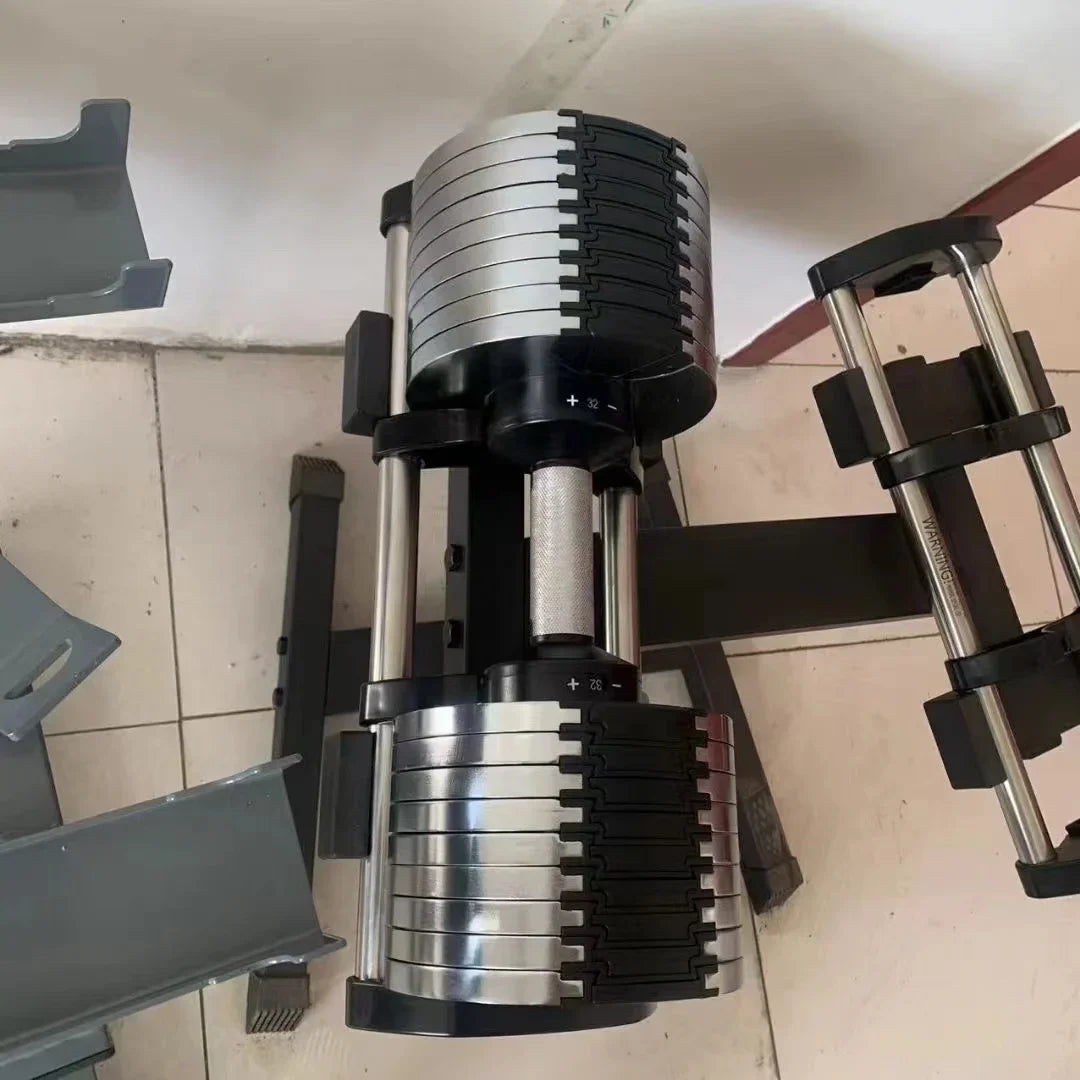 Montará DumbbellPro™ – Mancuernas Ajustables con Soporte