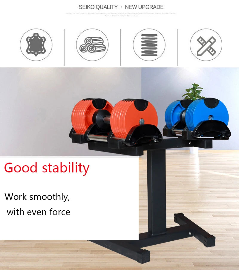 Montará DumbbellPro™ – Mancuernas Ajustables con Soporte