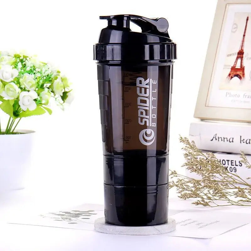 Montará Shaker3™ – Botella Shaker 3 Compartimentos 500ml
