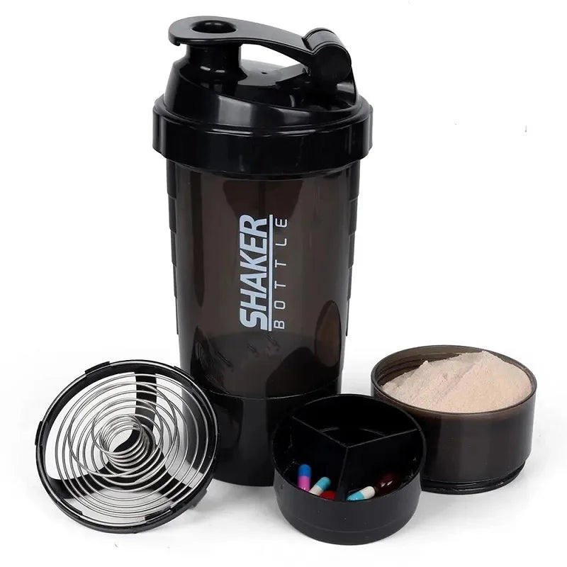 Montará Shaker3™ – Botella Shaker 3 Compartimentos 500ml