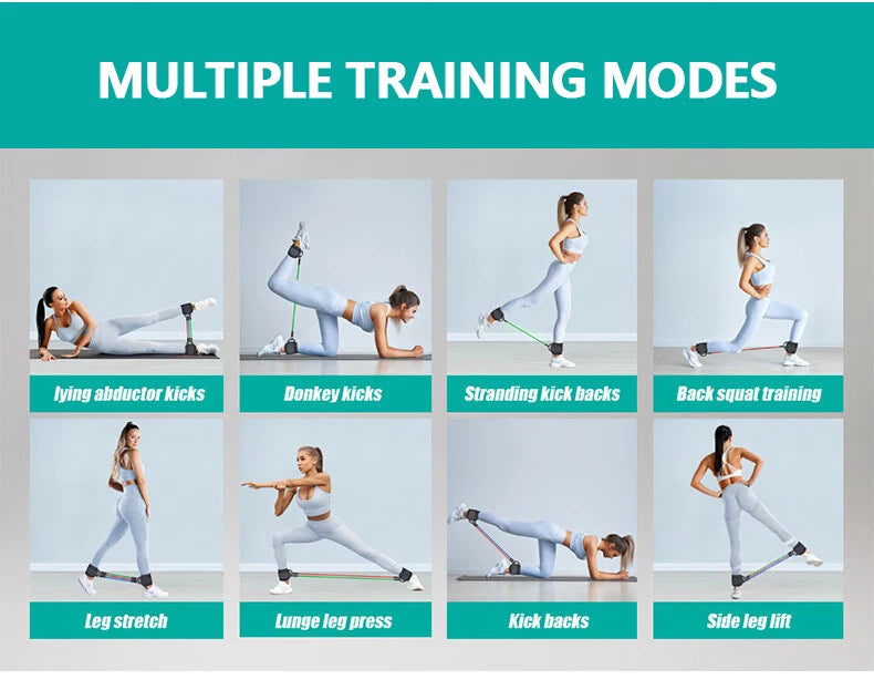 Montará AnkleStraps™ – Straps de Tobillo TPE para Glúteos