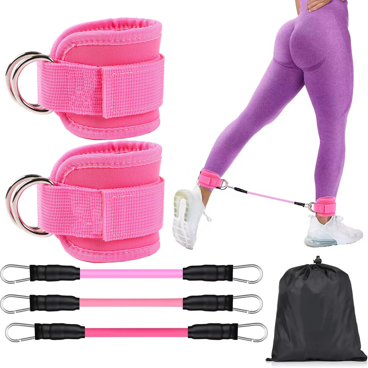 Montará AnkleStraps™ – Straps de Tobillo TPE para Glúteos