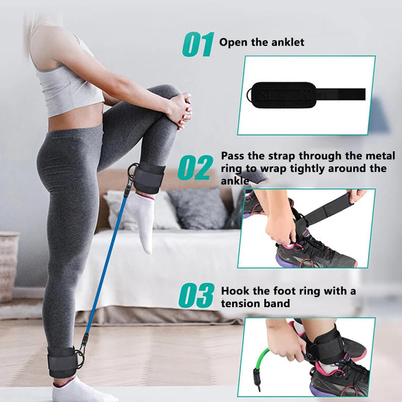 Montará AnkleStraps™ – Straps de Tobillo TPE para Glúteos