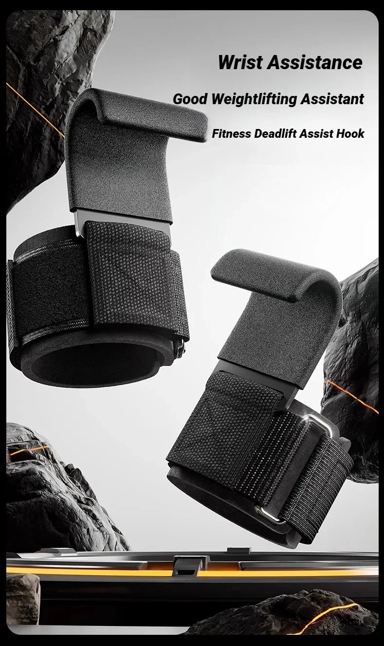 Montará HookPro™ – Ganchos para Levantamiento de Pesas 2pcs