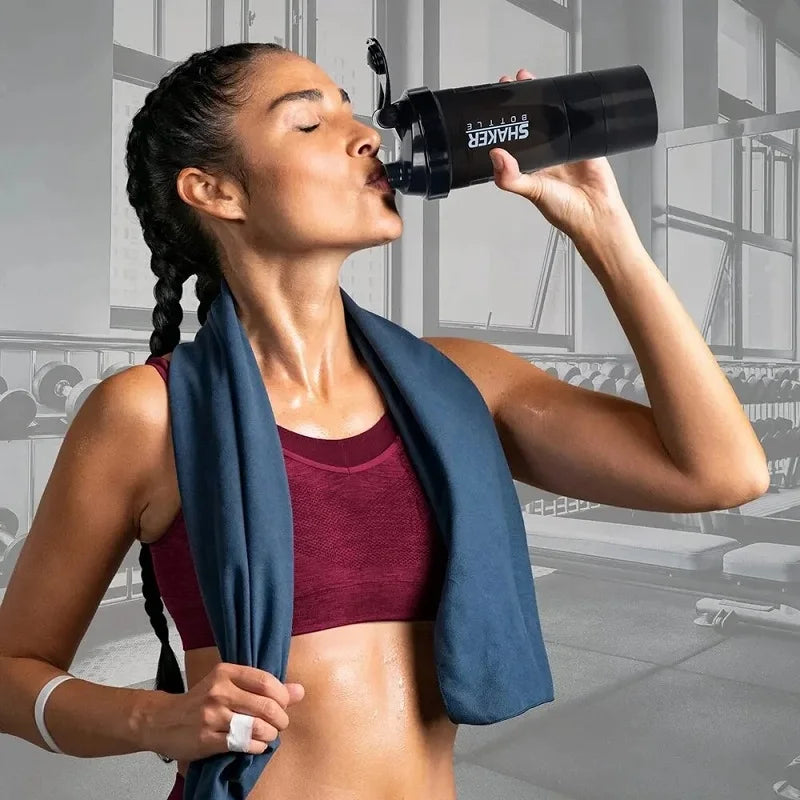 Montará Shaker3™ – Botella Shaker 3 Compartimentos 500ml