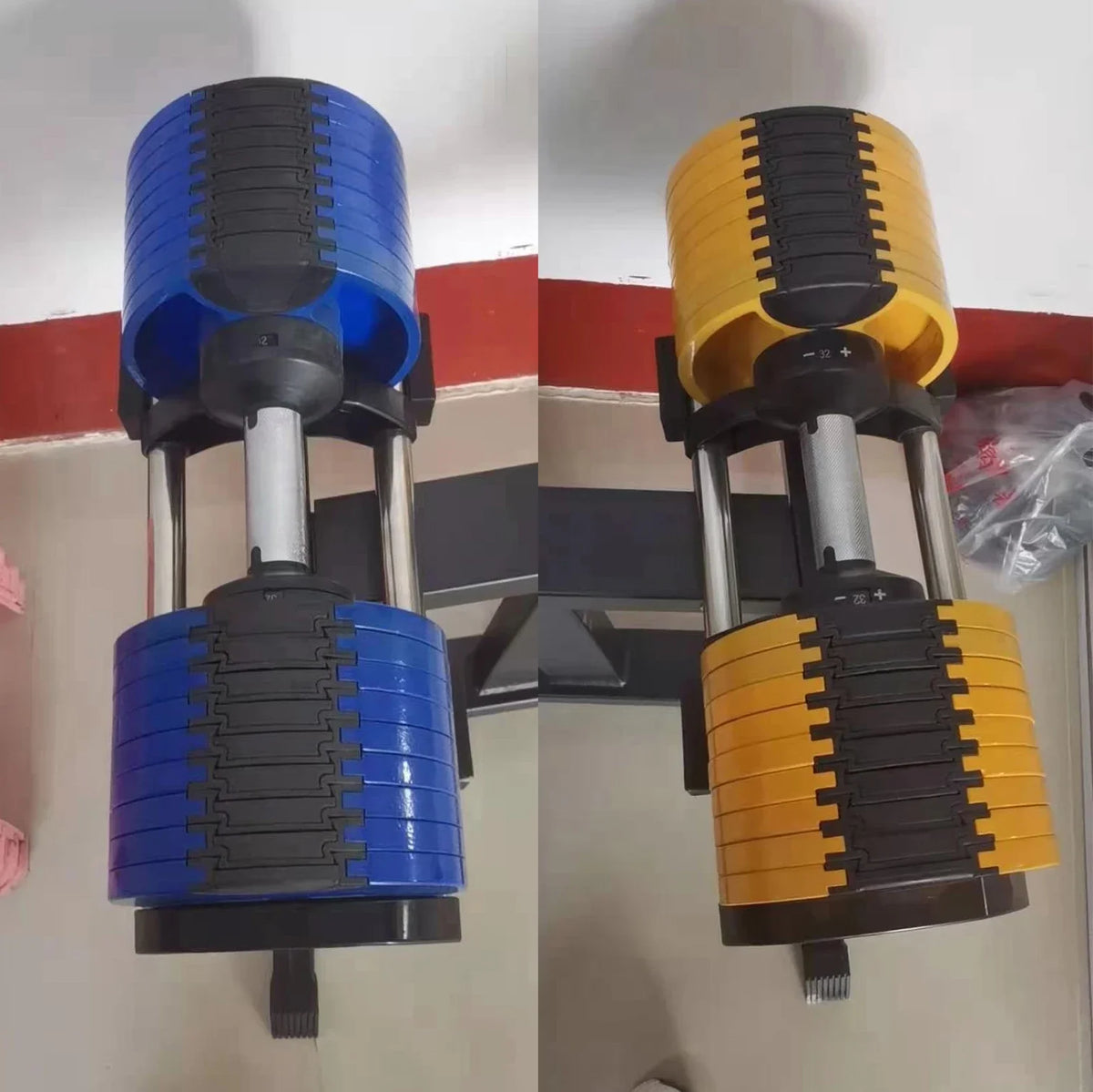 Montará DumbbellPro™ – Mancuernas Ajustables con Soporte