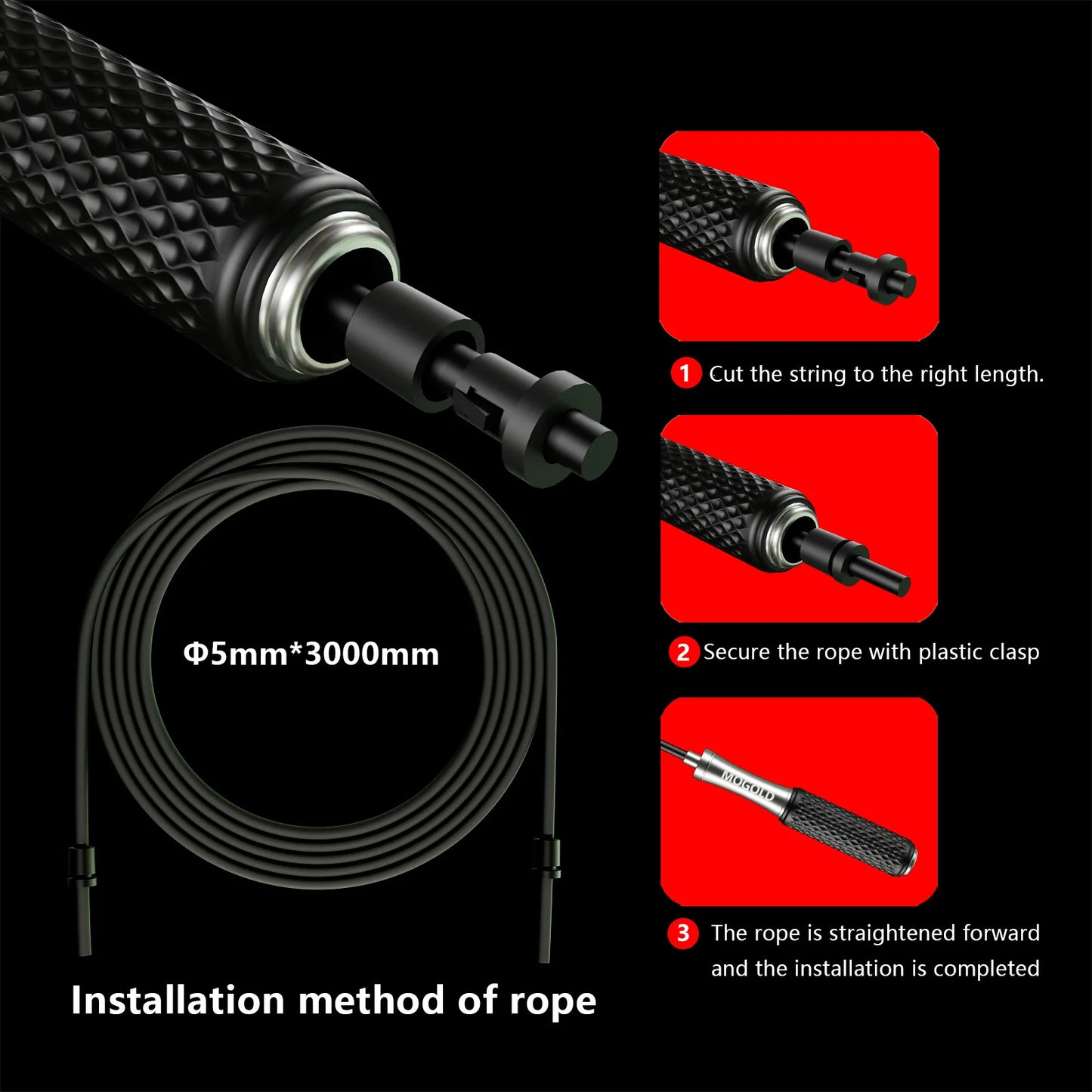 Montará RopeGold™ – Cuerda de Saltar PVC Resistente