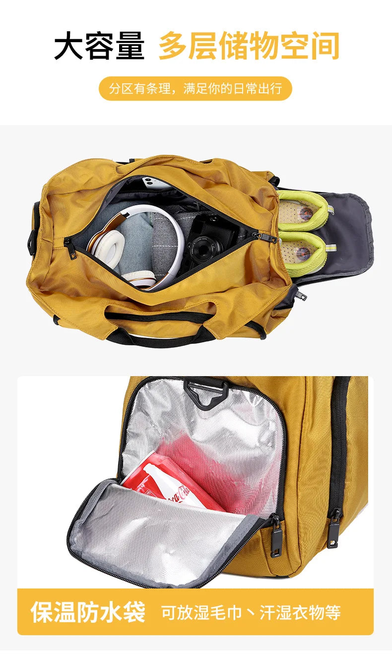 Montará BagSport™ – Bolso Deportivo Gym con Portazapatillas